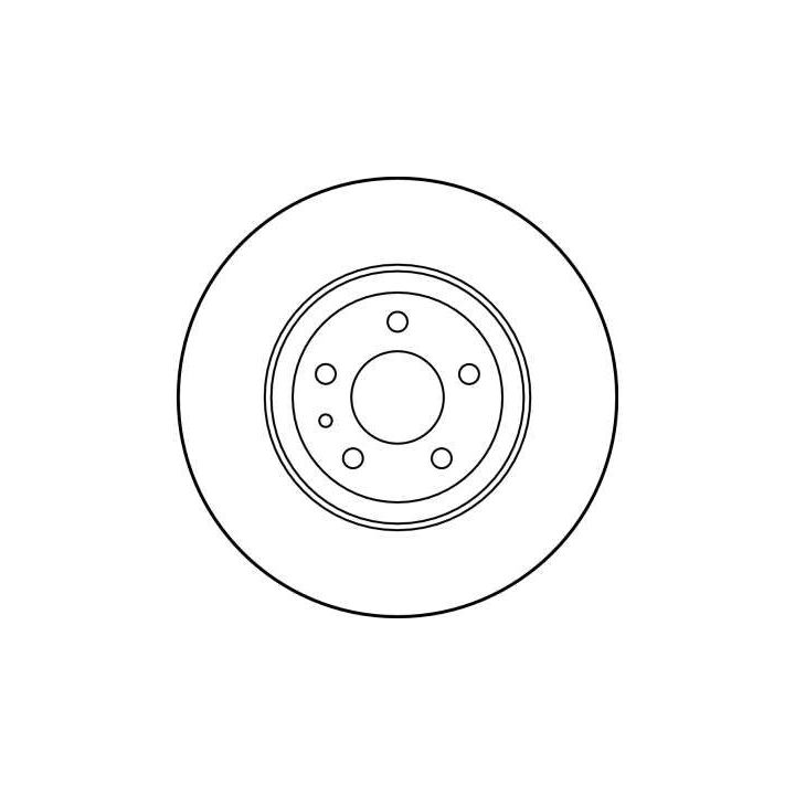Stabdžių diskas TRW DF1749