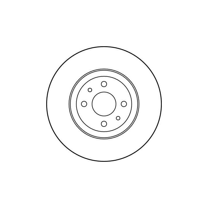 Stabdžių diskas TRW DF1757