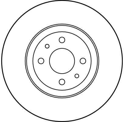 Stabdžių diskas TRW DF1757