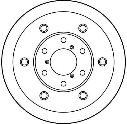Stabdžių diskas TRW DF1758S