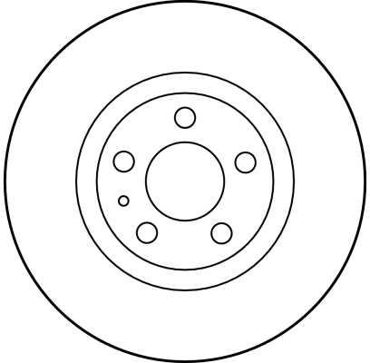 Stabdžių diskas TRW DF1769