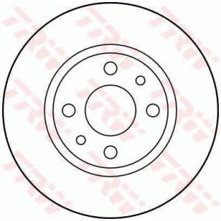 Stabdžių diskas TRW DF1788