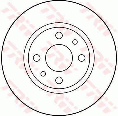 Stabdžių diskas TRW DF1788