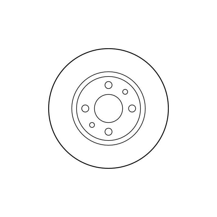 Stabdžių diskas TRW DF1788