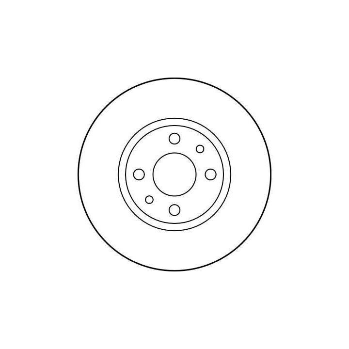Stabdžių diskas TRW DF1790