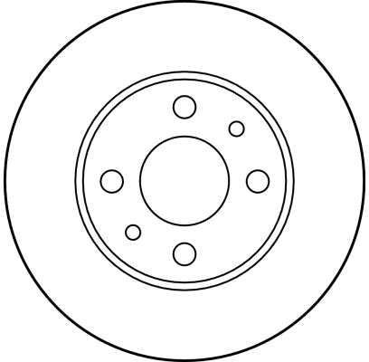 Stabdžių diskas TRW DF1791