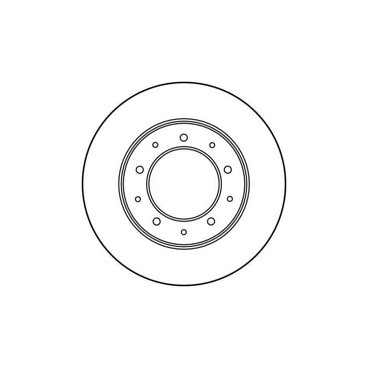 Stabdžių diskas TRW DF1802