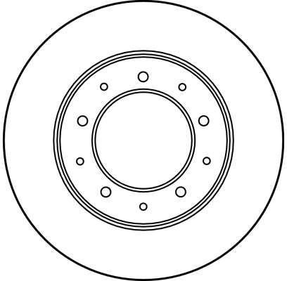 Stabdžių diskas TRW DF1802