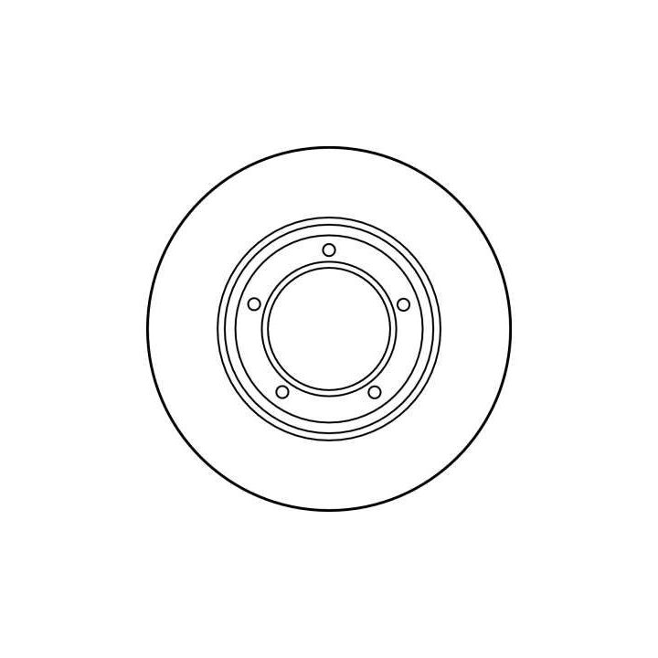 Stabdžių diskas TRW DF1803