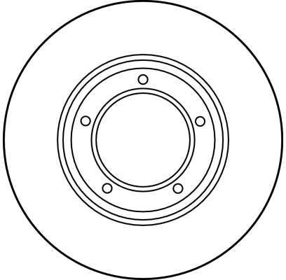 Stabdžių diskas TRW DF1803