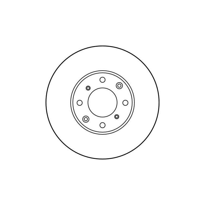 Stabdžių diskas TRW DF1807
