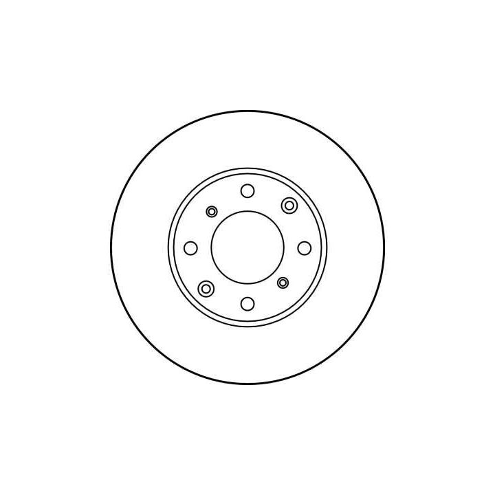 Stabdžių diskas TRW DF1810