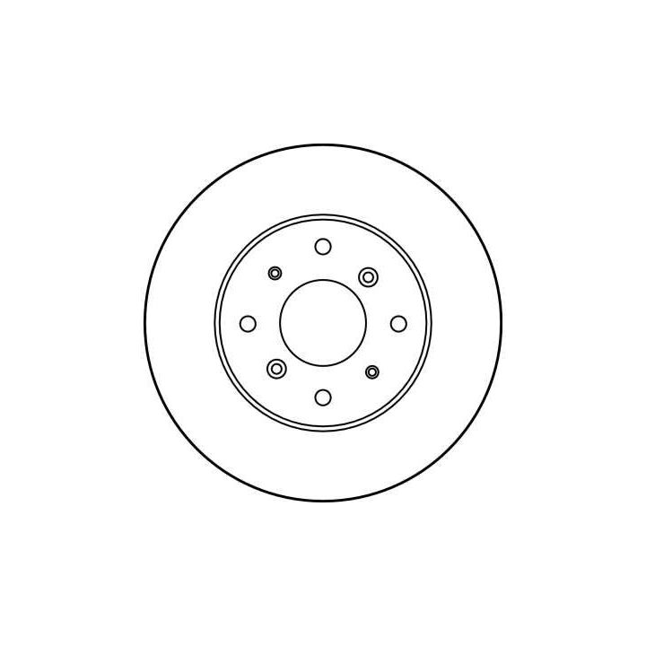 Stabdžių diskas TRW DF1811
