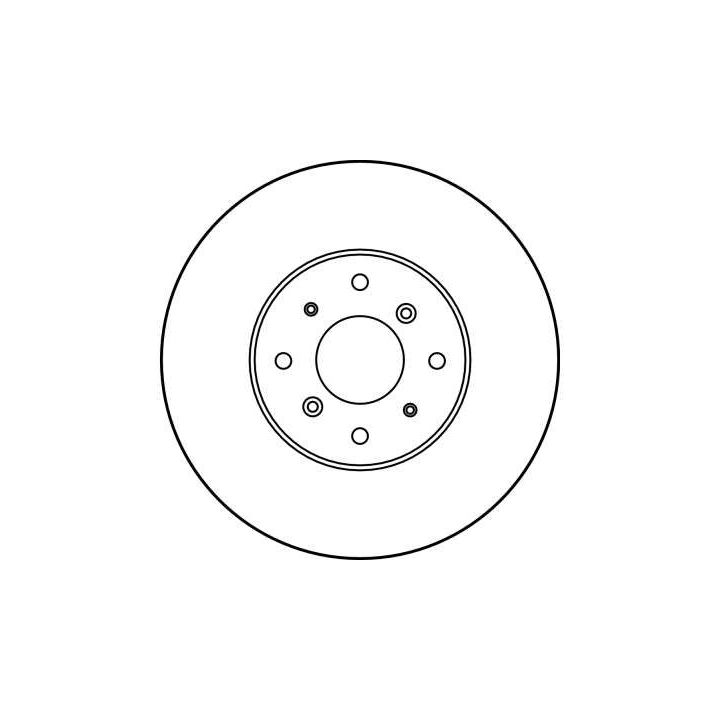 Stabdžių diskas TRW DF1812