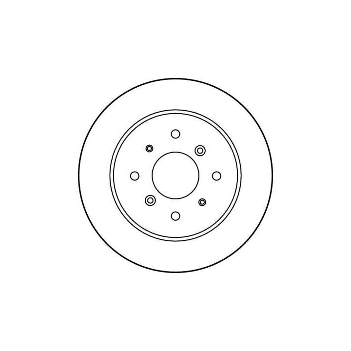Stabdžių diskas TRW DF1814