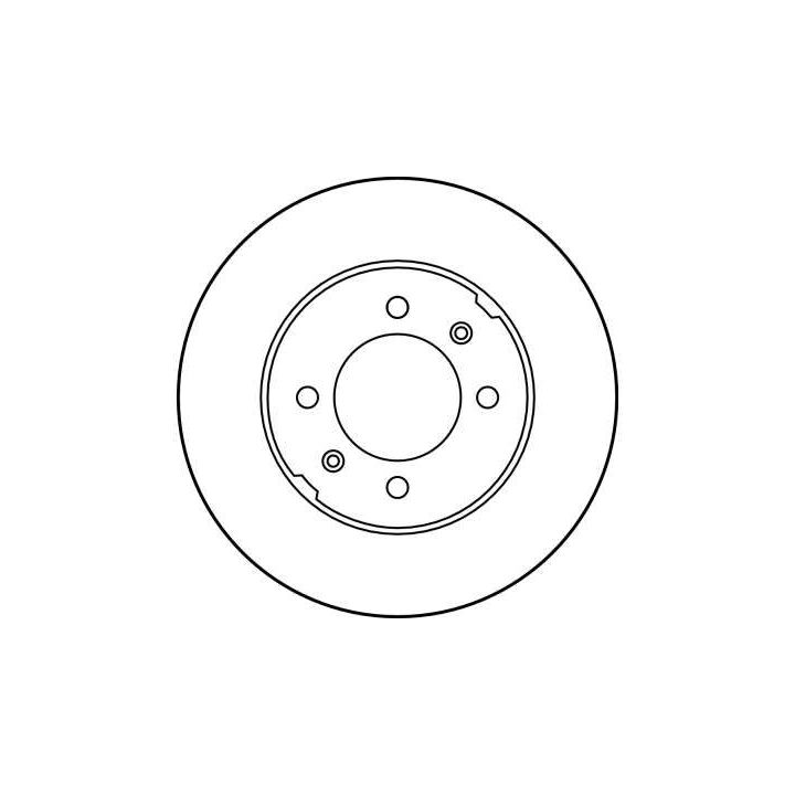 Stabdžių diskas TRW DF1828