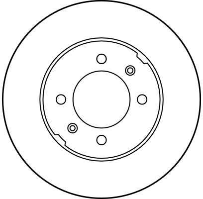 Stabdžių diskas TRW DF1829