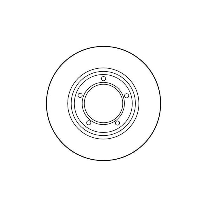 Stabdžių diskas TRW DF1833