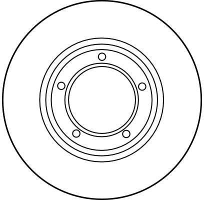 Stabdžių diskas TRW DF1833