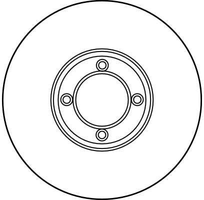 Stabdžių diskas TRW DF1856