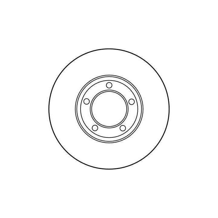 Stabdžių diskas TRW DF1872
