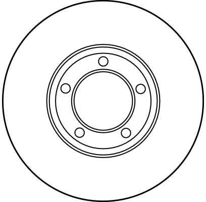 Stabdžių diskas TRW DF1872