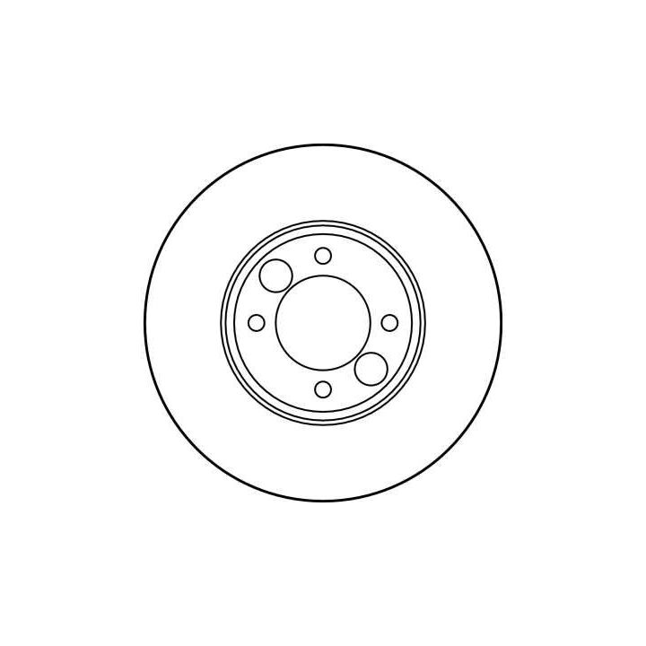 Stabdžių diskas TRW DF1874