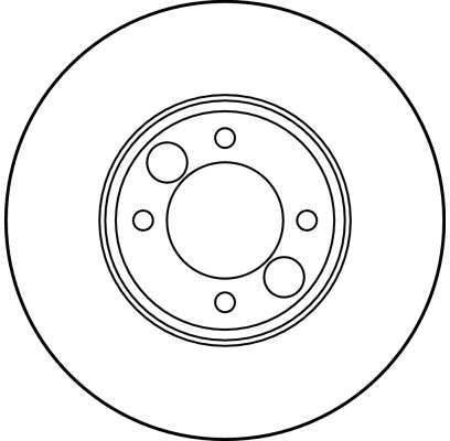 Stabdžių diskas TRW DF1874