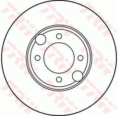 Stabdžių diskas TRW DF1878