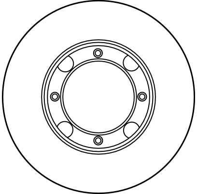 Stabdžių diskas TRW DF1952