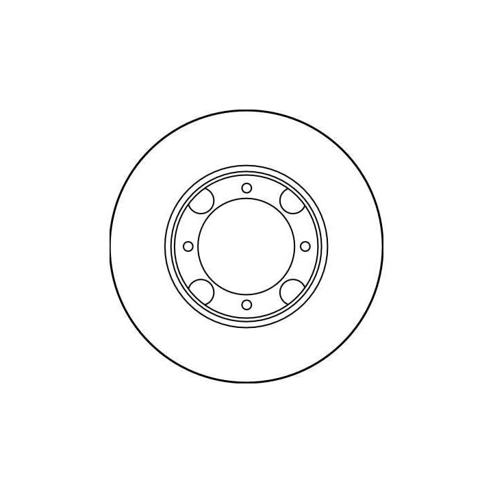 Stabdžių diskas TRW DF1958