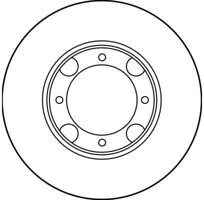 Stabdžių diskas TRW DF1958