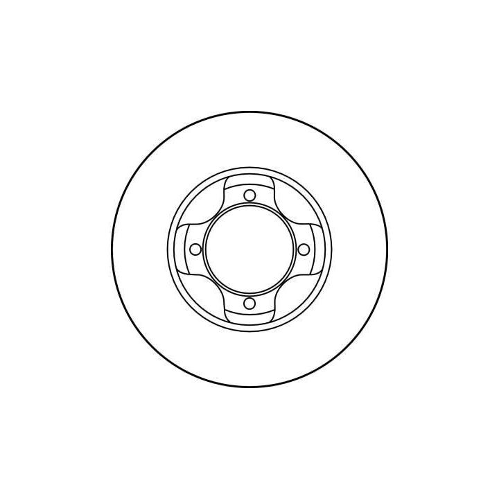 Stabdžių diskas TRW DF1964