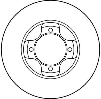 Stabdžių diskas TRW DF1964