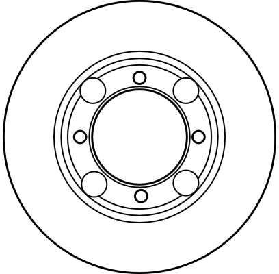 Stabdžių diskas TRW DF1997