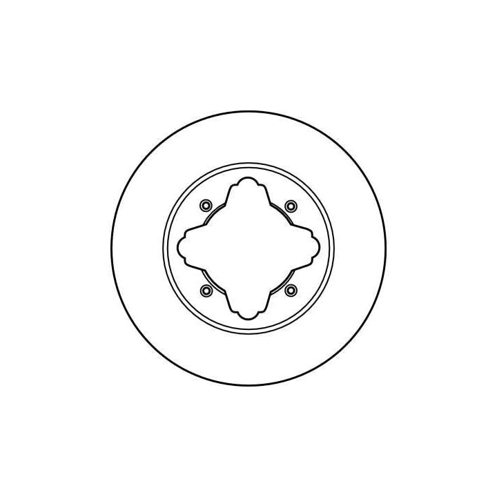 Stabdžių diskas TRW DF2024