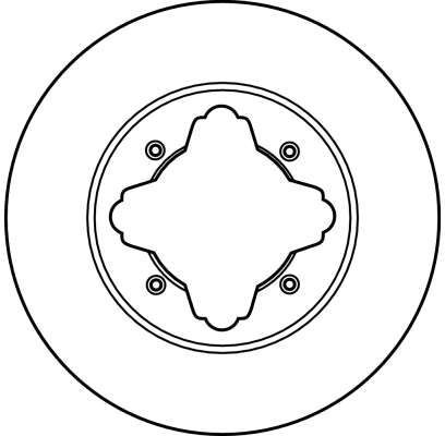 Stabdžių diskas TRW DF2024