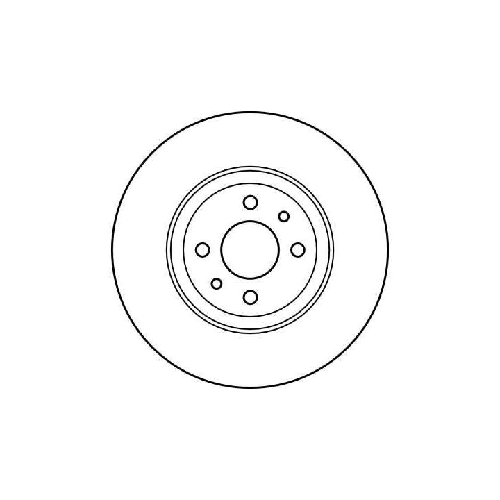 Stabdžių diskas TRW DF2566