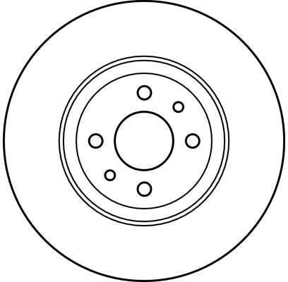 Stabdžių diskas TRW DF2566