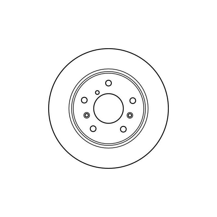 Stabdžių diskas TRW DF2571