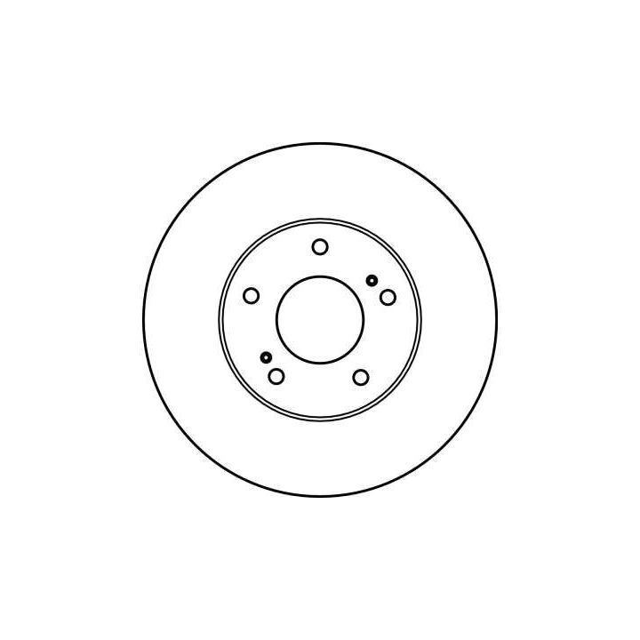 Stabdžių diskas TRW DF2574
