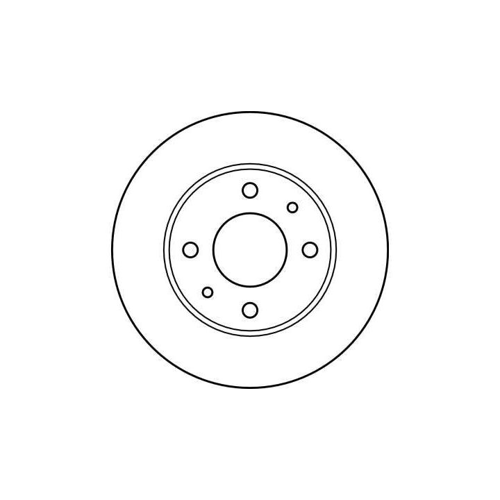 Stabdžių diskas TRW DF2575