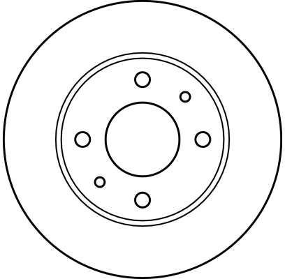 Stabdžių diskas TRW DF2575