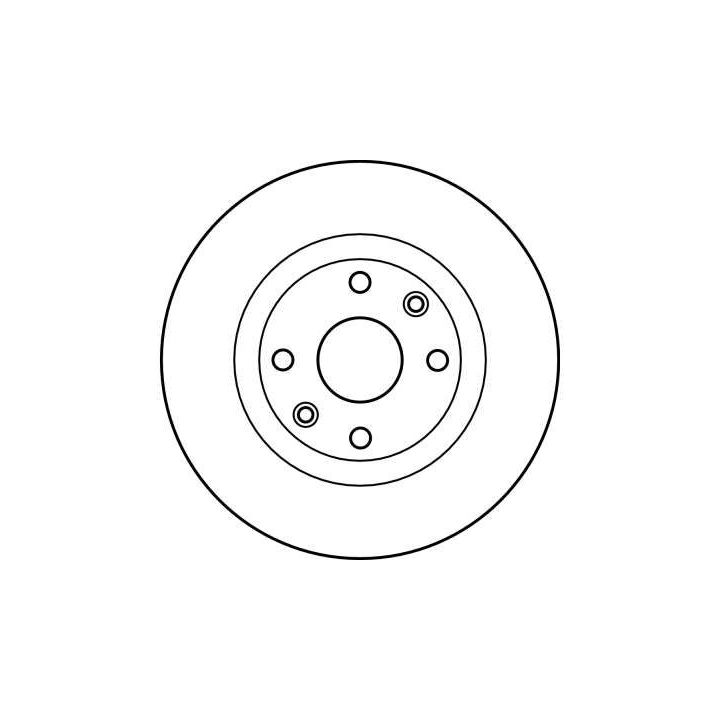 Stabdžių diskas TRW DF2586
