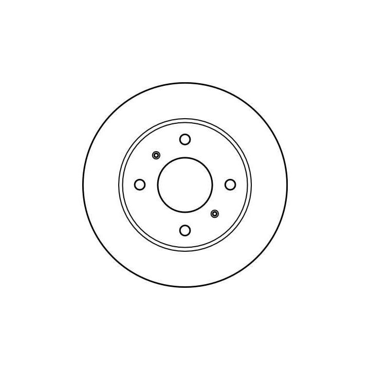 Stabdžių diskas TRW DF2591