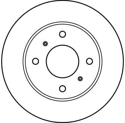 Stabdžių diskas TRW DF2591