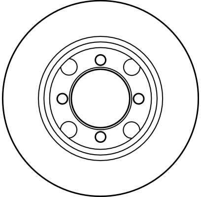 Stabdžių diskas TRW DF2607