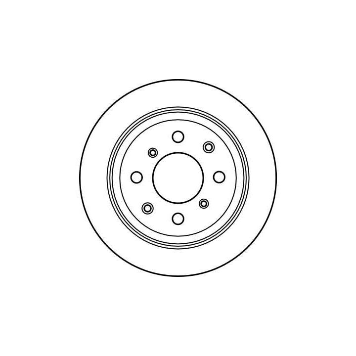 Stabdžių diskas TRW DF2646