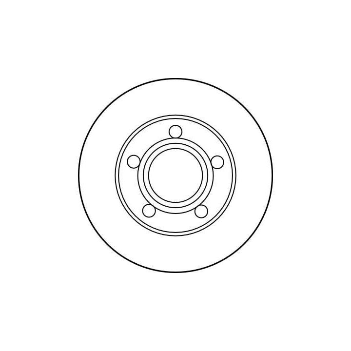 Stabdžių diskas TRW DF2651