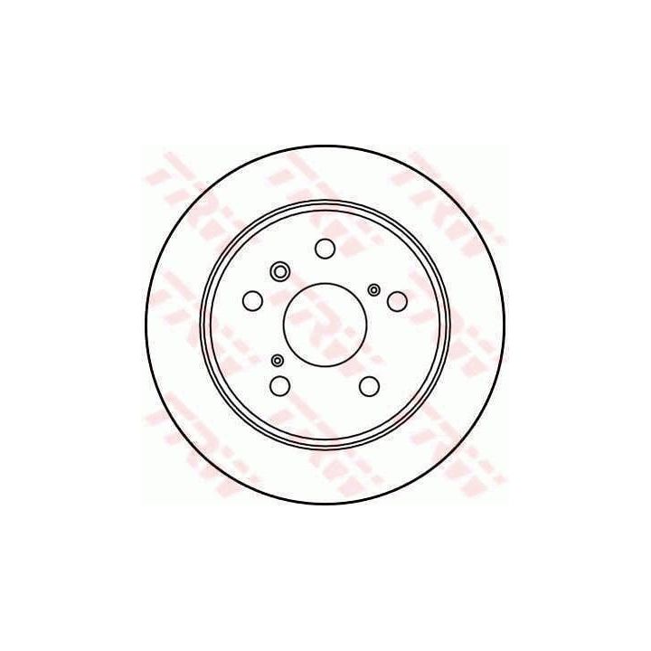 Stabdžių diskas TRW DF2661